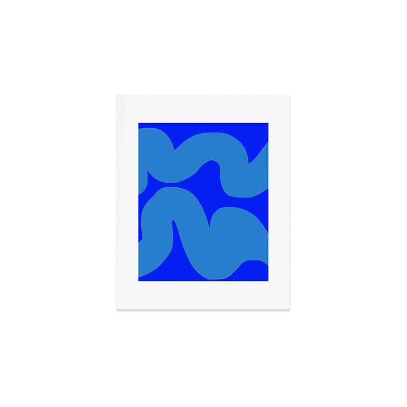 bouncy blue Art Print Gallery Image 1
