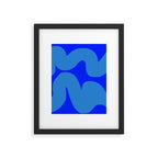 bouncy blue Framed Art Print Gallery Image 5
