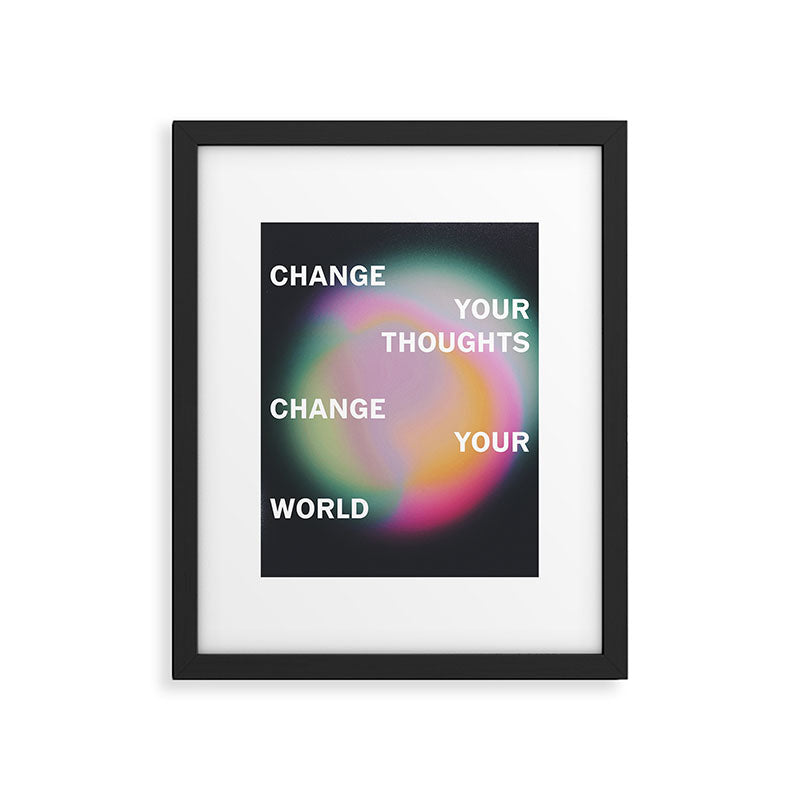 Change Your World Framed Art Print Gallery Image 4