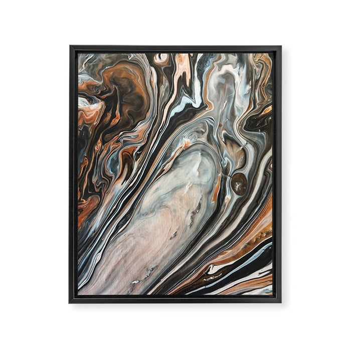 Copper and Stone Framed Canvas Print Gallery Image 1