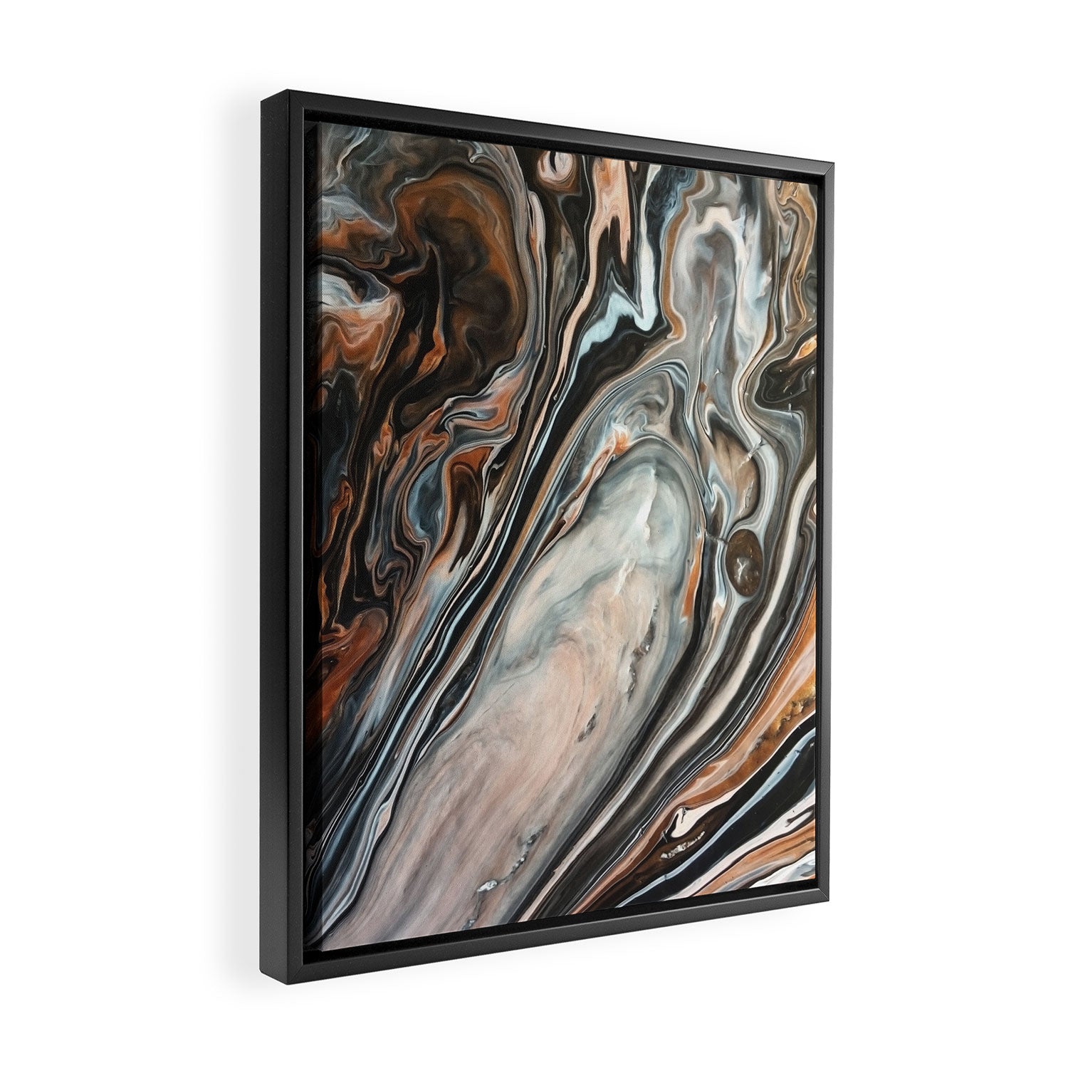 Copper and Stone Framed Canvas Print Gallery Image 2