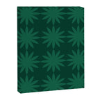 Emerald star flower Canvas Print Gallery Image 6