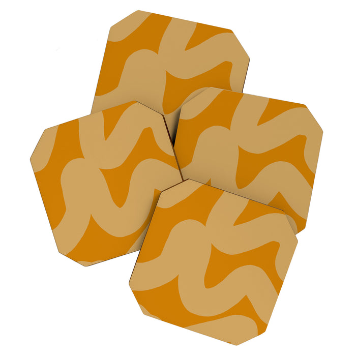 glowing goldenrod Coaster Gallery Image 1