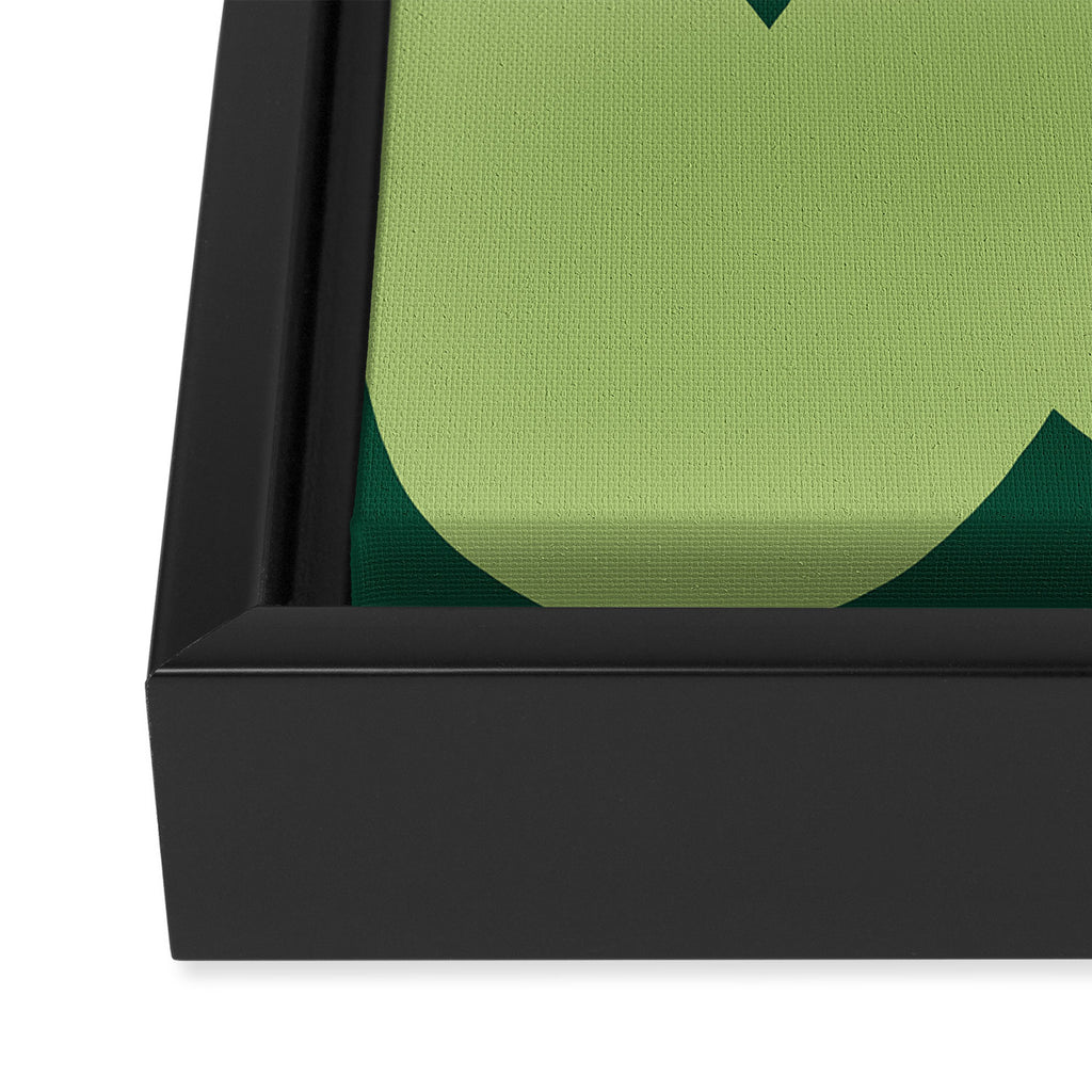 goofy green Framed Canvas Print Gallery Image 3