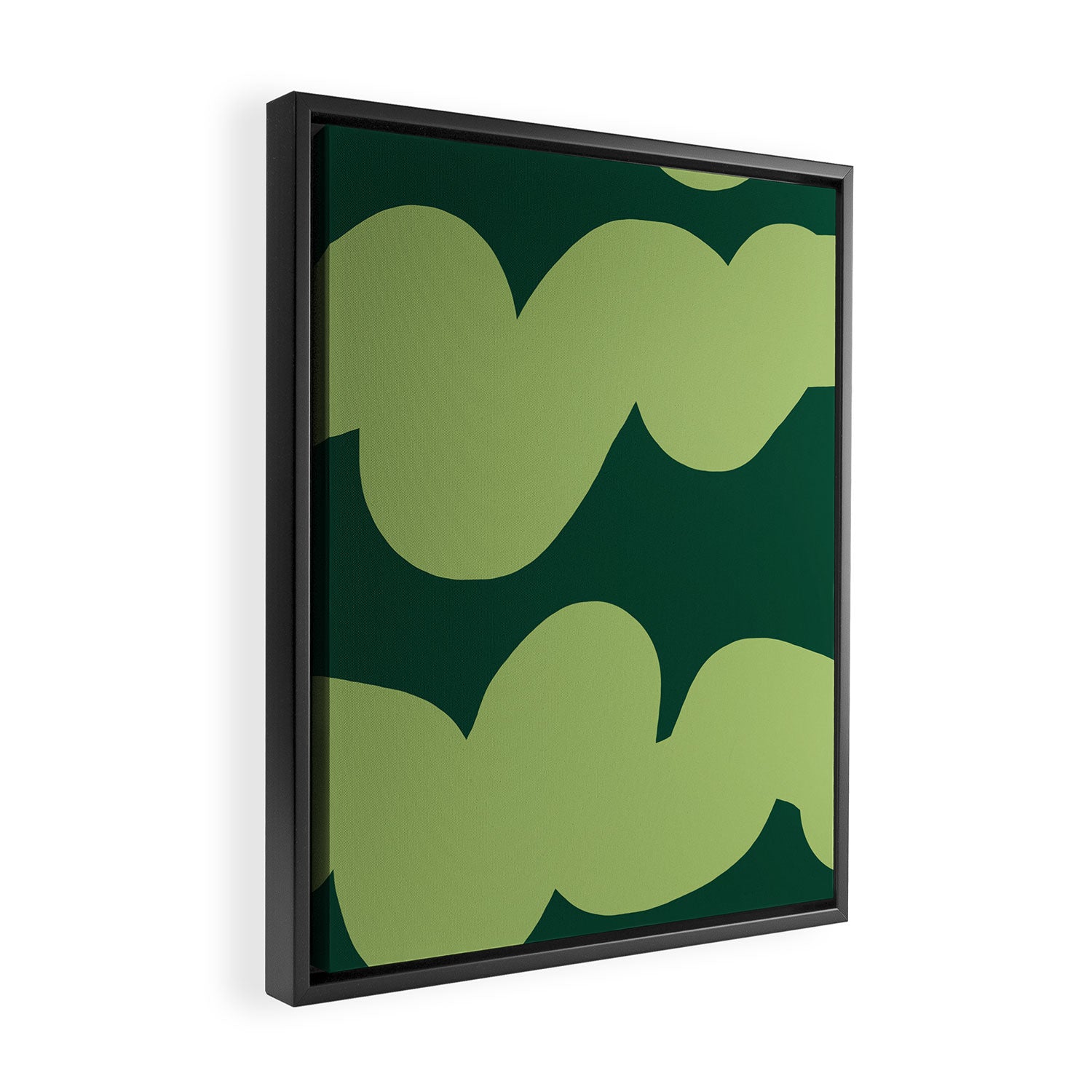 goofy green Framed Canvas Print Gallery Image 2