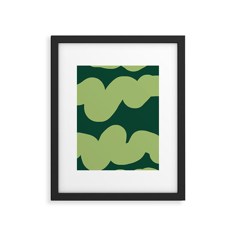 goofy green Framed Art Print Gallery Image 5