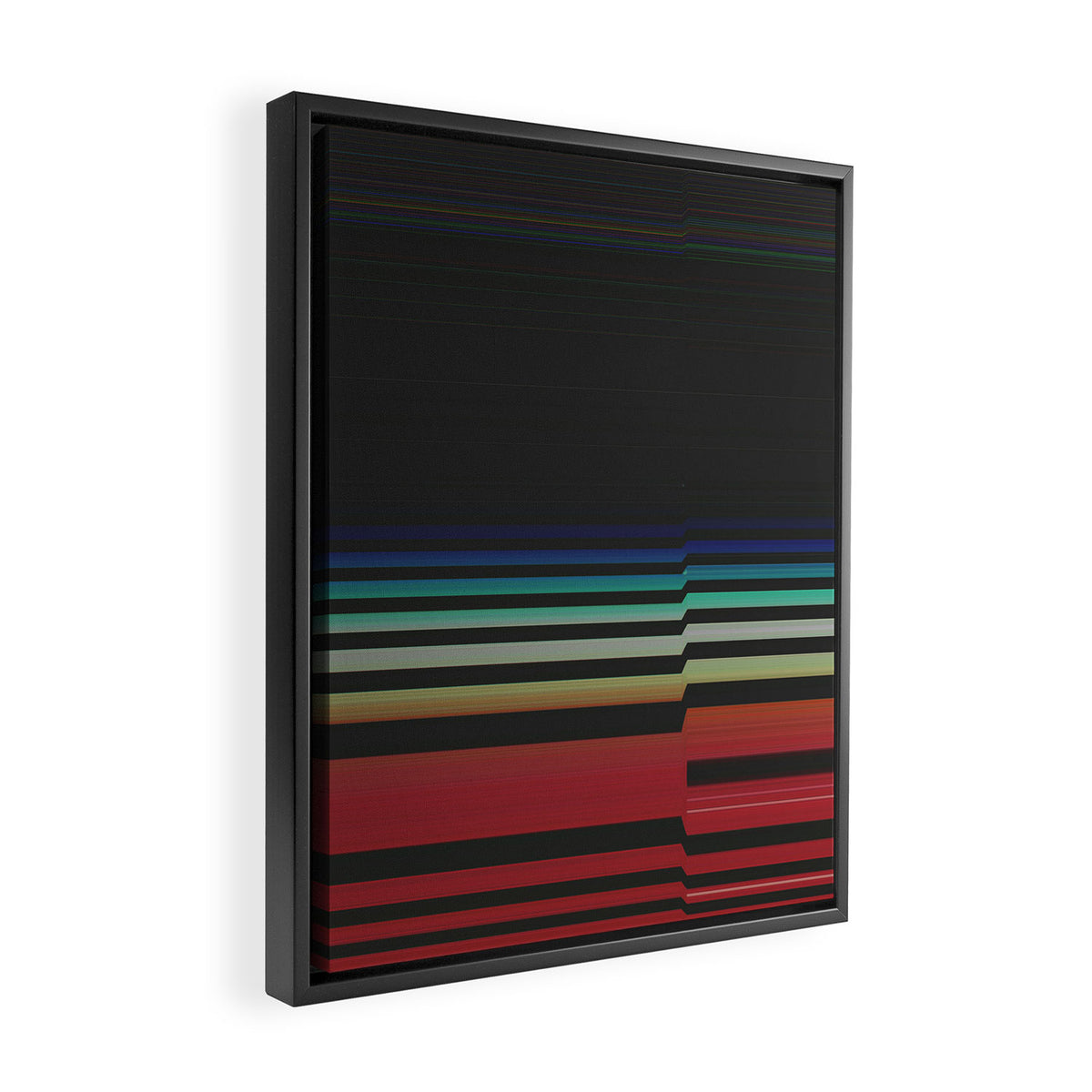 Let's Stripe Framed Canvas Print Gallery Image 2