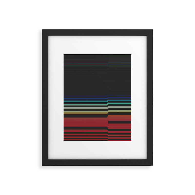 Let's Stripe Framed Art Print Gallery Image 6