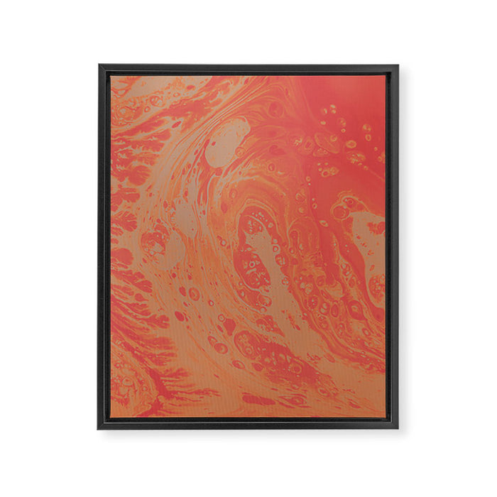 Orange Dream Framed Canvas Print Gallery Image 1