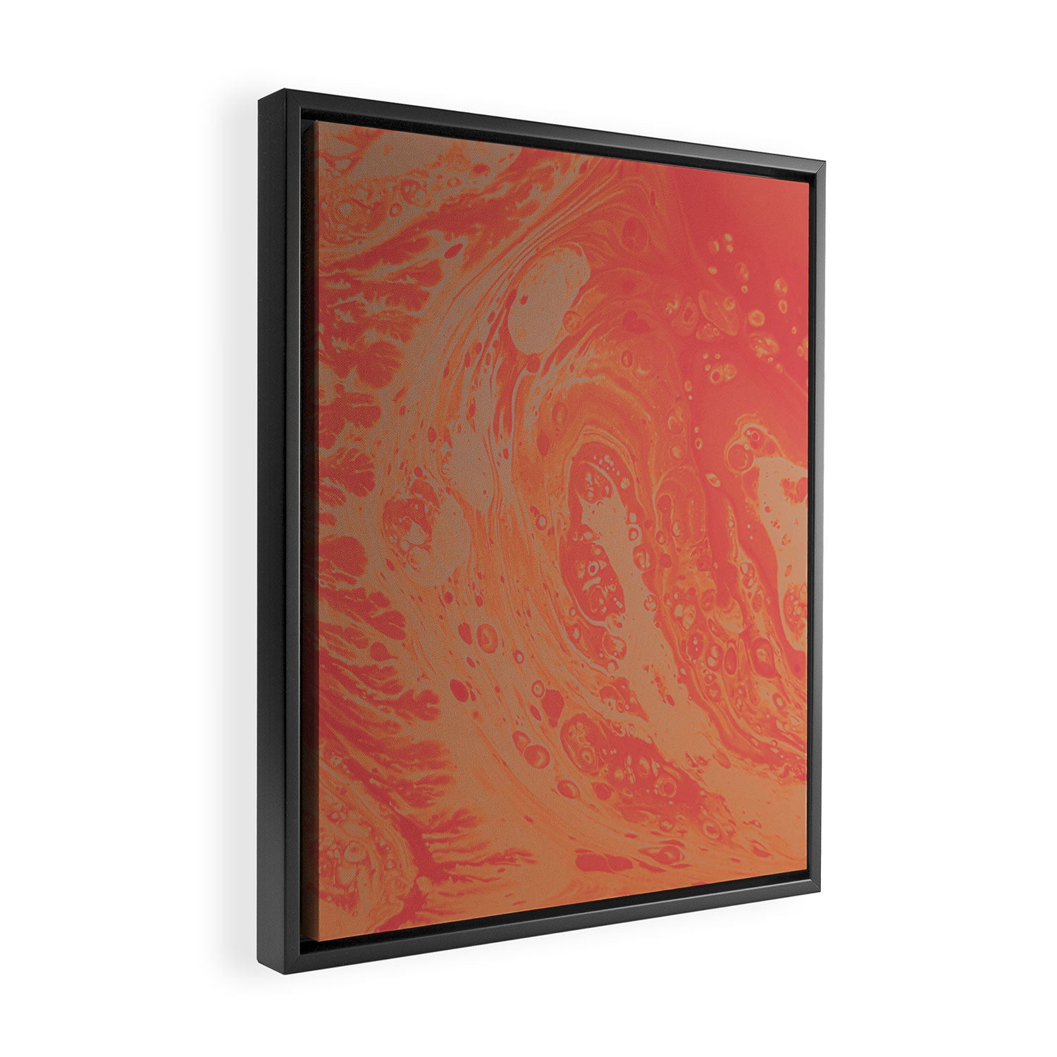 Orange Dream Framed Canvas Print Gallery Image 2