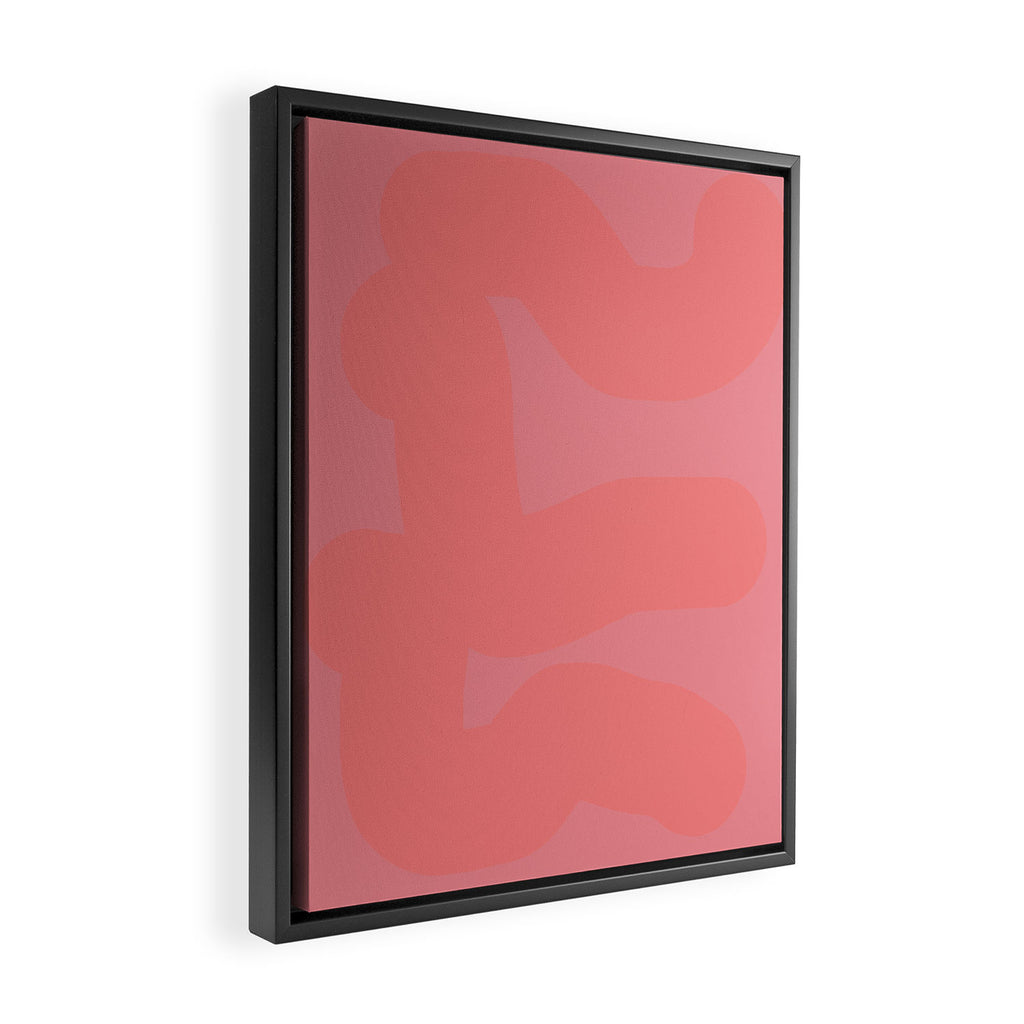 Perfect Peach Framed Canvas Print Gallery Image 2