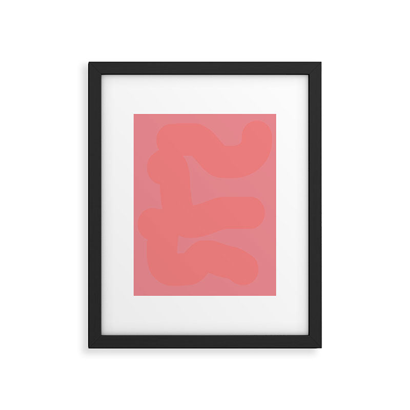 Perfect Peach Framed Art Print Gallery Image 5