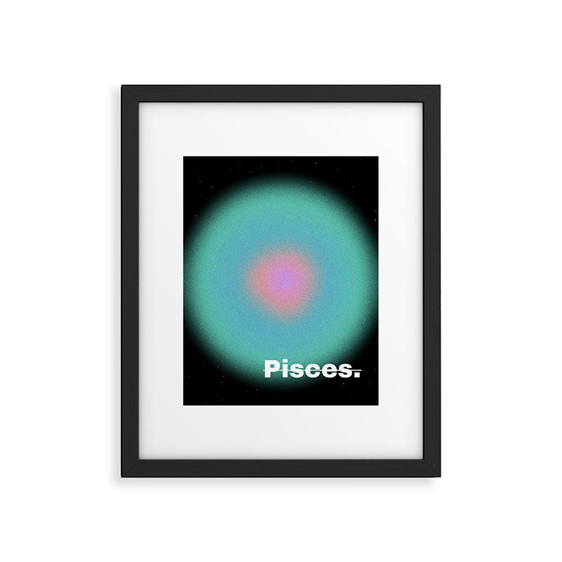Pisces Framed Art Print Gallery Image 5