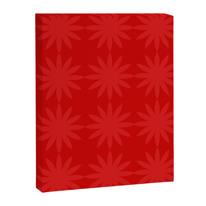 Red Star flower 2 Canvas Print Gallery Image 1
