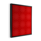Red Star flower 2 Framed Canvas Print Gallery Image 2