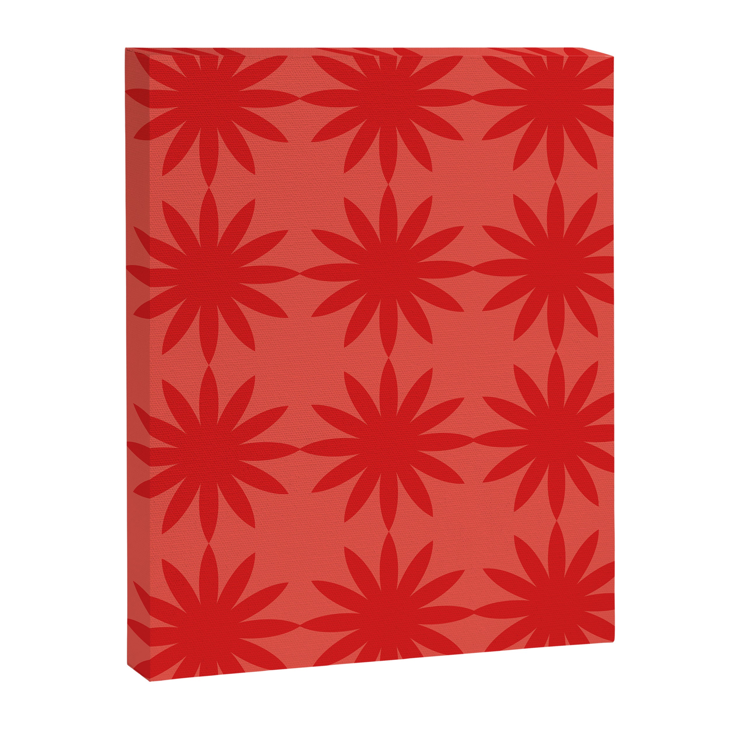 Red star flower Canvas Print Gallery Image 6