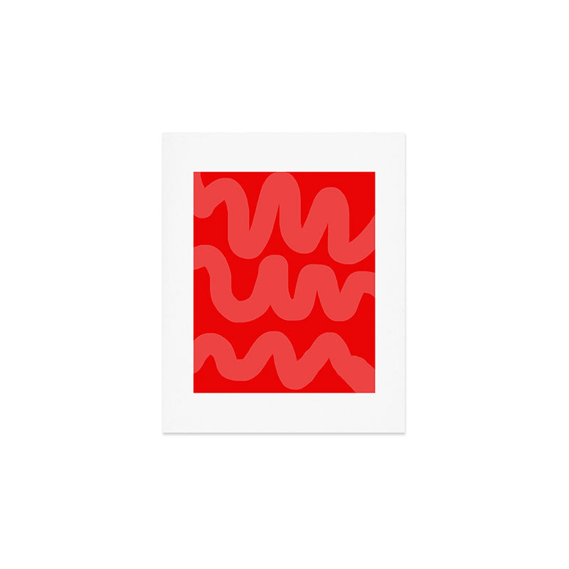 rowdy red Art Print Gallery Image 1