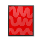 rowdy red Framed Canvas Print Gallery Image 6