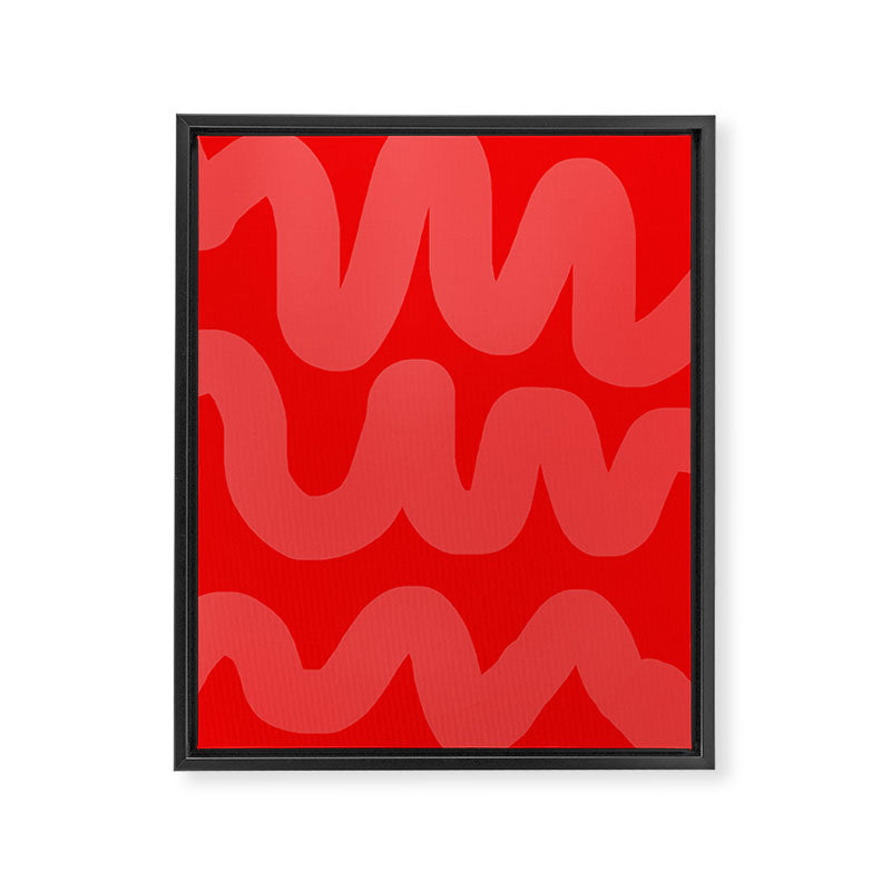 rowdy red Framed Canvas Print Gallery Image 6