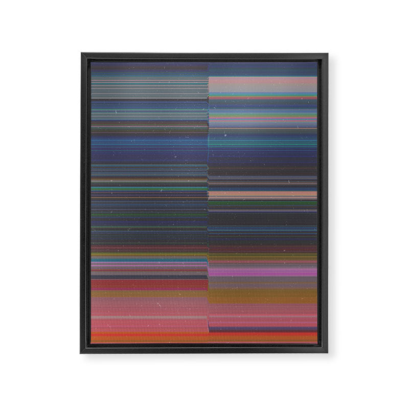 scanner stripes Framed Canvas Print Gallery Image 8