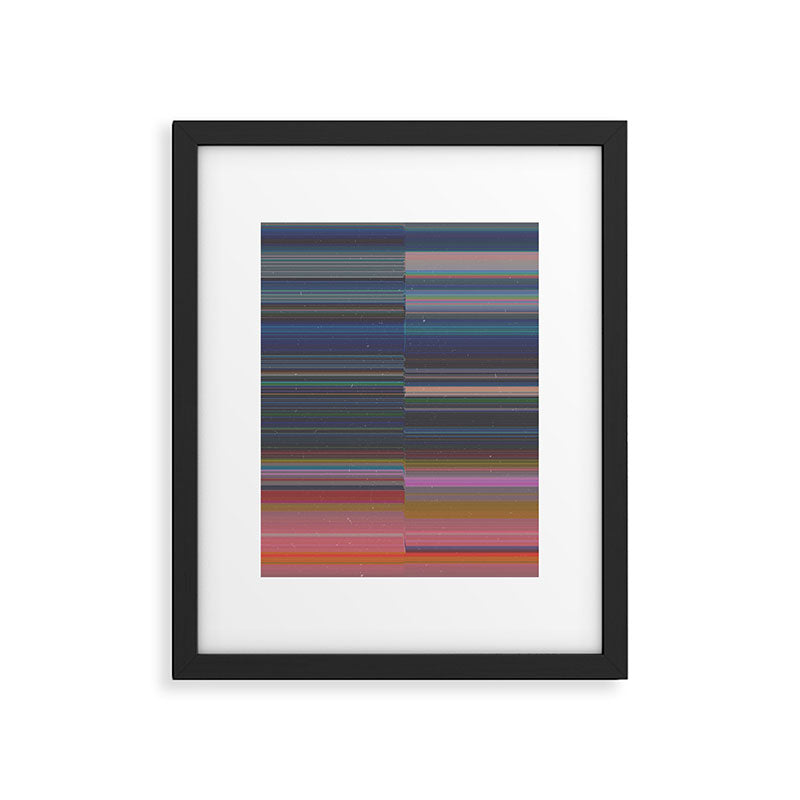 scanner stripes Framed Art Print Gallery Image 6