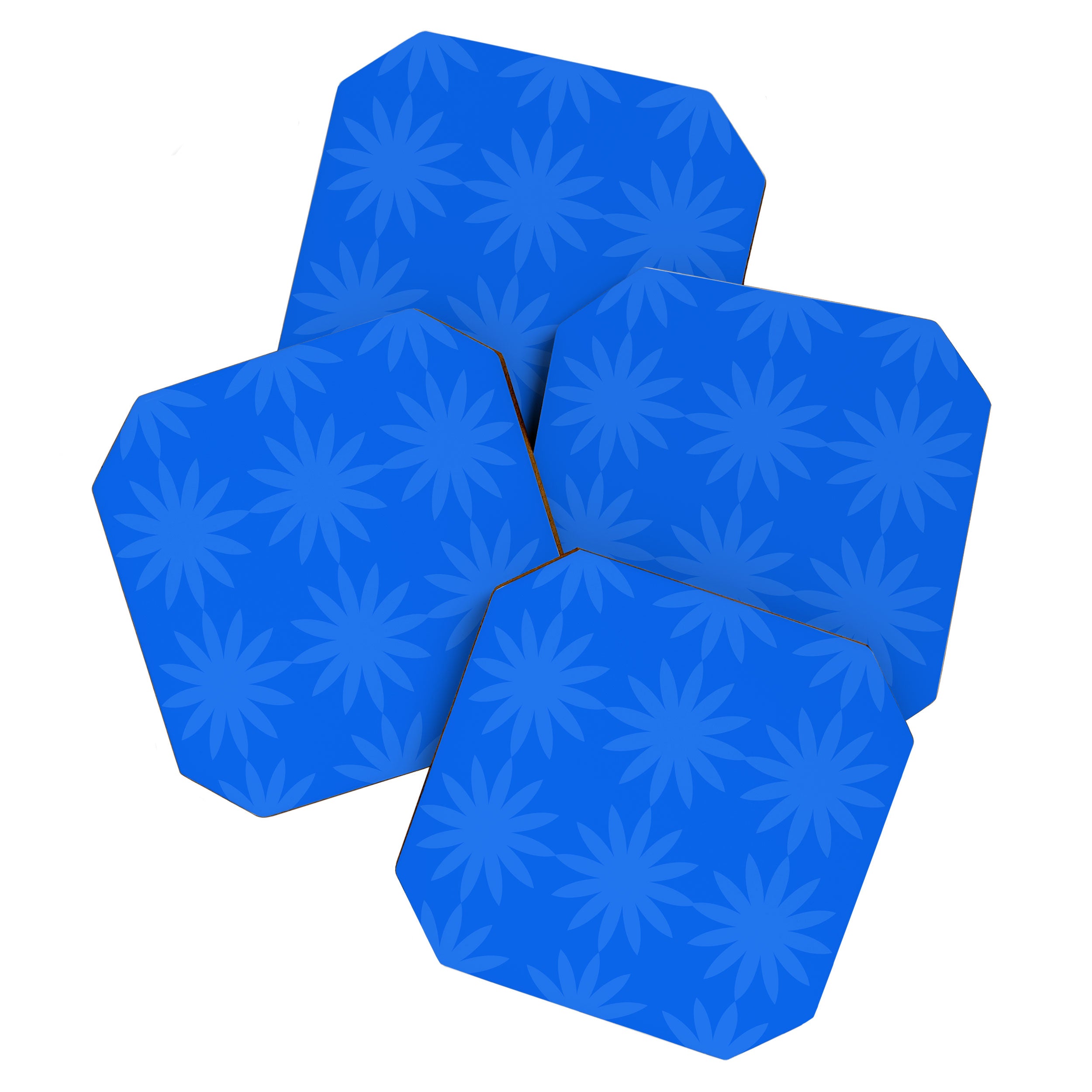 soft blue starflower Coaster Gallery Image 1