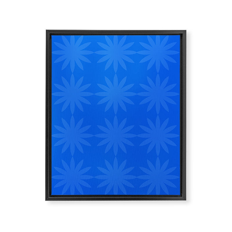 soft blue starflower Framed Canvas Print Gallery Image 6