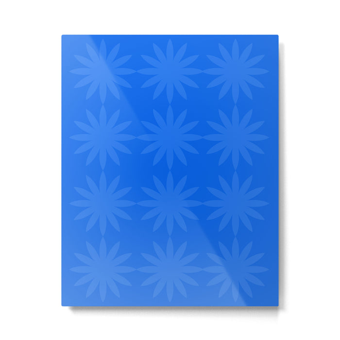 soft blue starflower Metal Print Gallery Image 1