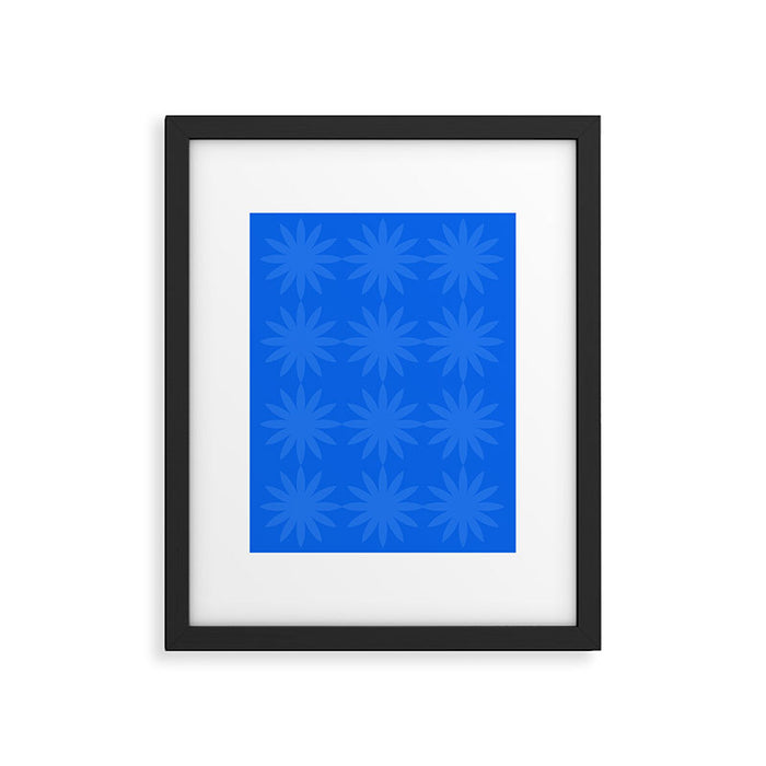 soft blue starflower Framed Art Print Gallery Image 1