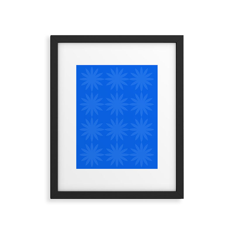 soft blue starflower Framed Art Print Gallery Image 5