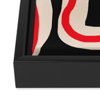 the Red string Framed Canvas Print Gallery Image 3