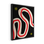 the Red string Framed Canvas Print Gallery Image 2