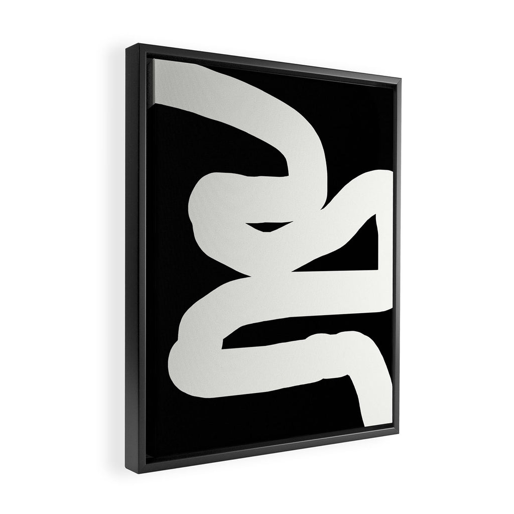 Untied Framed Canvas Print Gallery Image 2