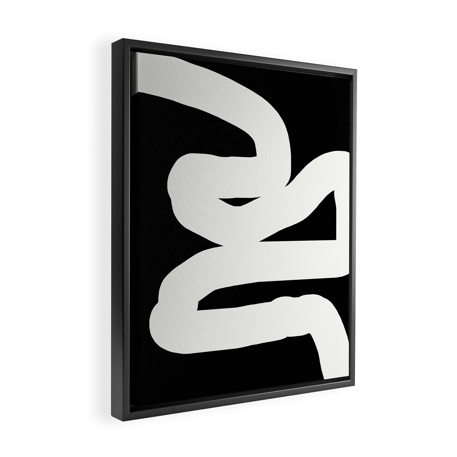 Untied Framed Canvas Print Gallery Image 2