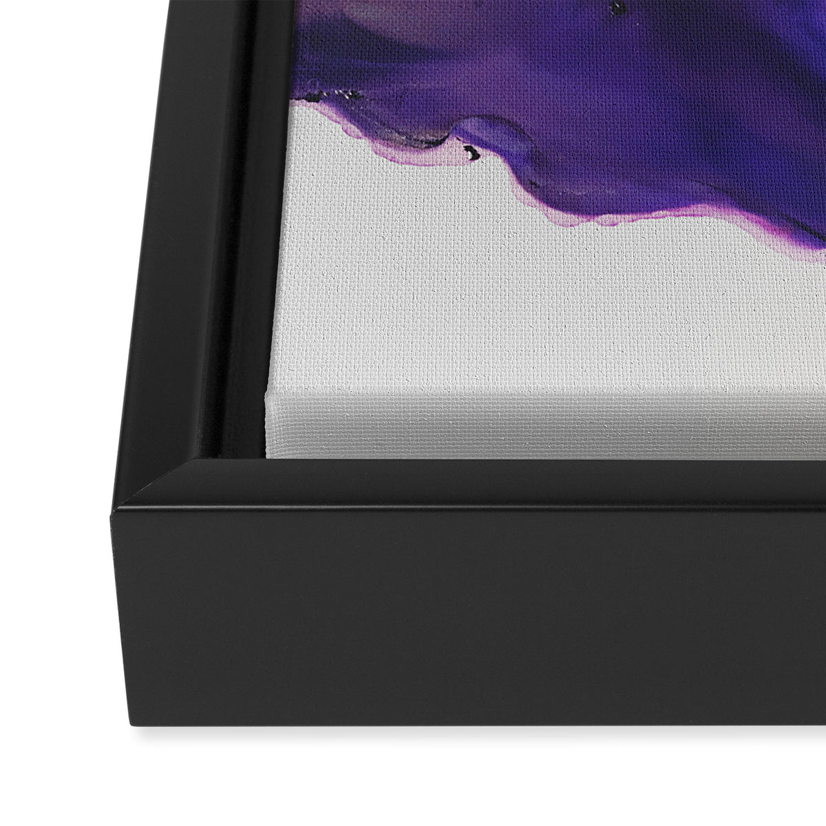 Violet Aura Framed Canvas Print Gallery Image 3