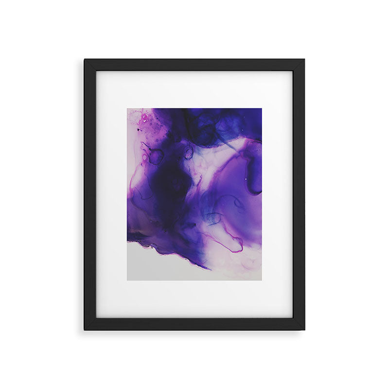 Violet Aura Framed Art Print Gallery Image 5