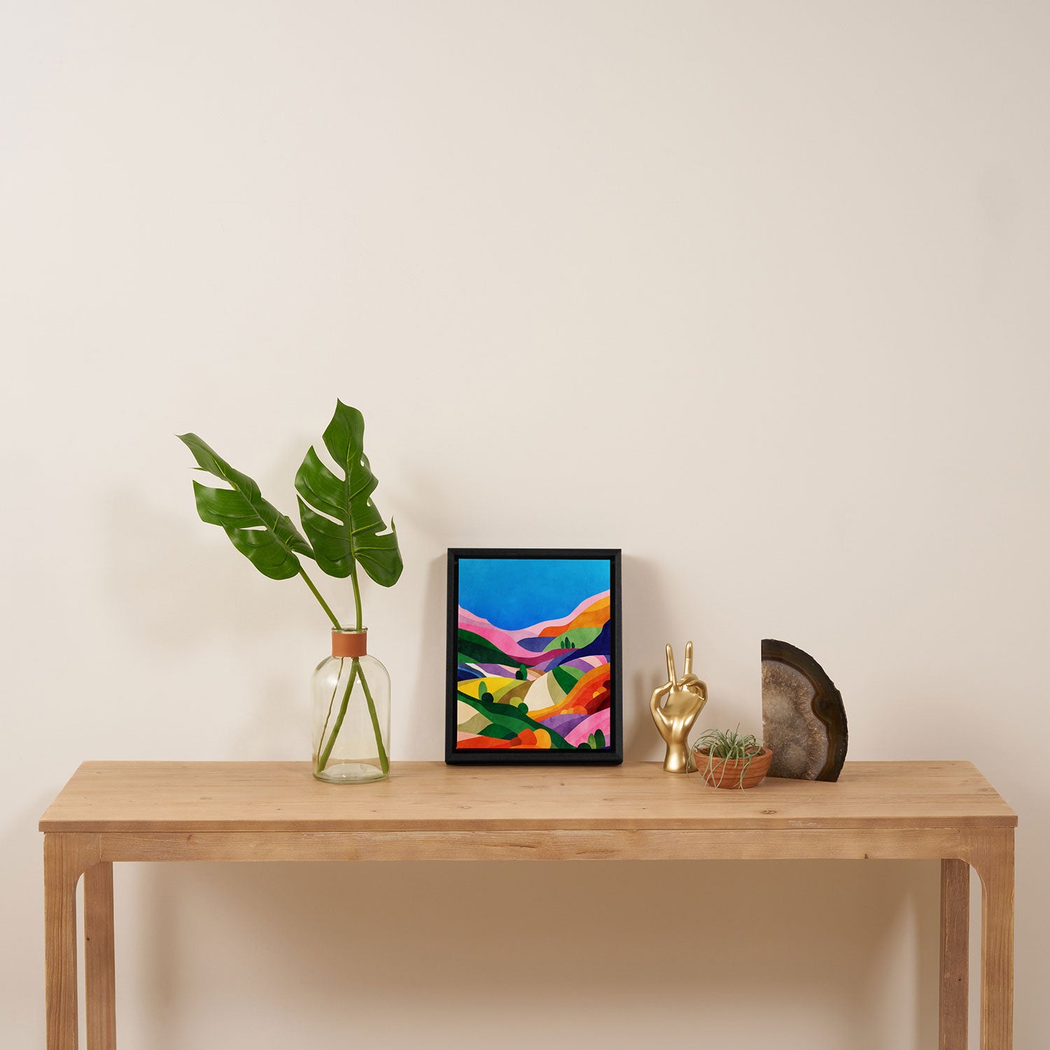 Blooming fields Framed Canvas Print Gallery Image 4