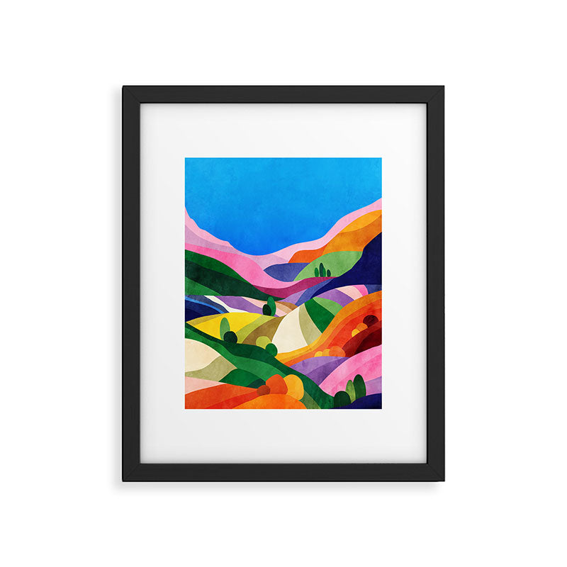 Blooming fields Framed Art Print Gallery Image 5