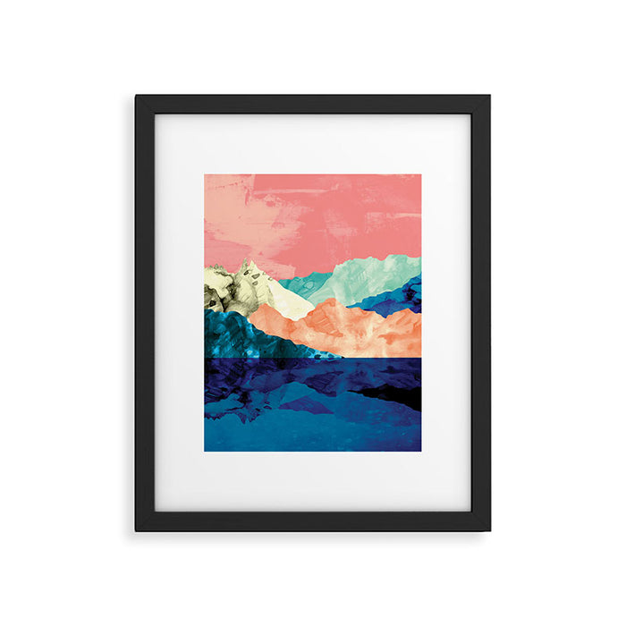 Blue waters Framed Art Print Gallery Image 1