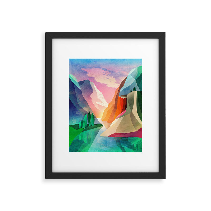 Canyon Framed Art Print Gallery Image 5
