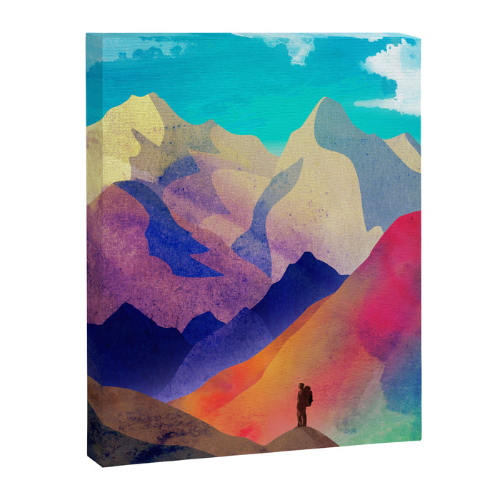 Hiking Canvas Print Gallery Image 1
