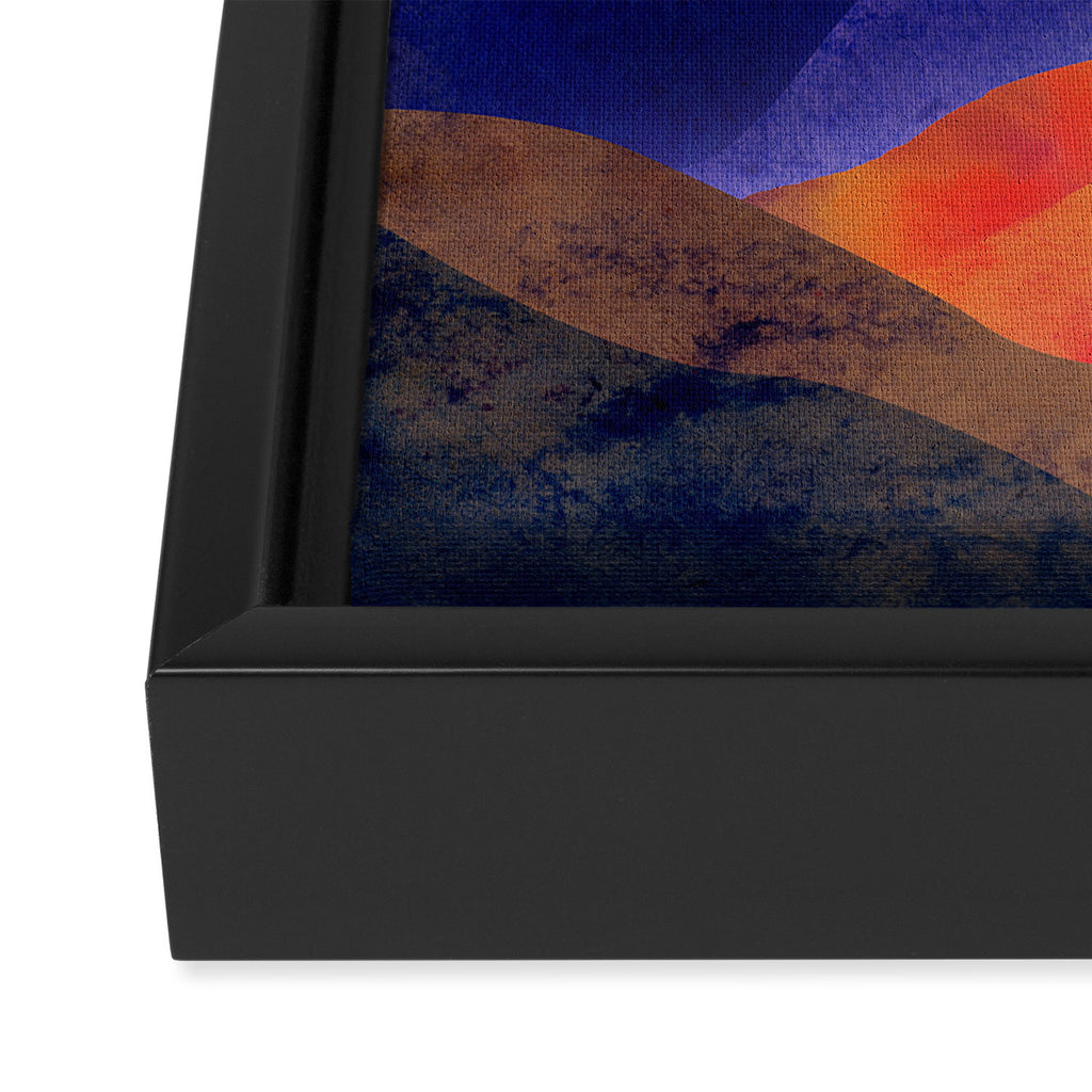 Hiking Framed Canvas Print Gallery Image 3