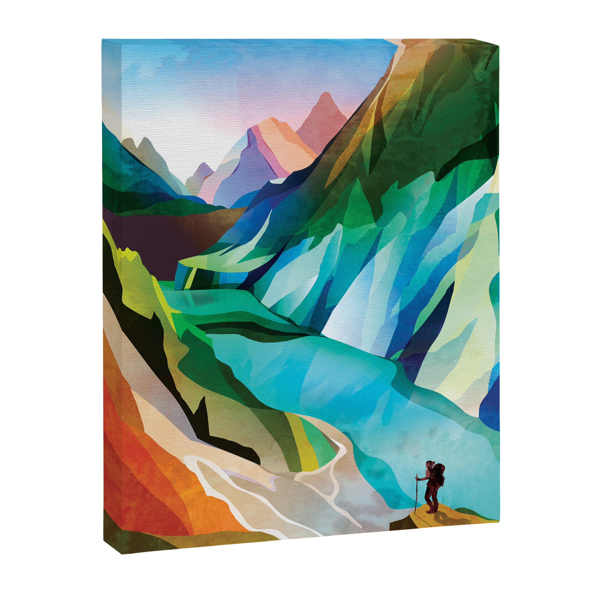 Hiking girl Canvas Print Gallery Image 6