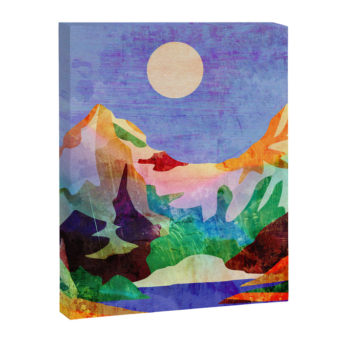 Mountain lake Canvas Print Gallery Image 1