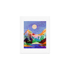 Mountain lake Art Print Gallery Image 1