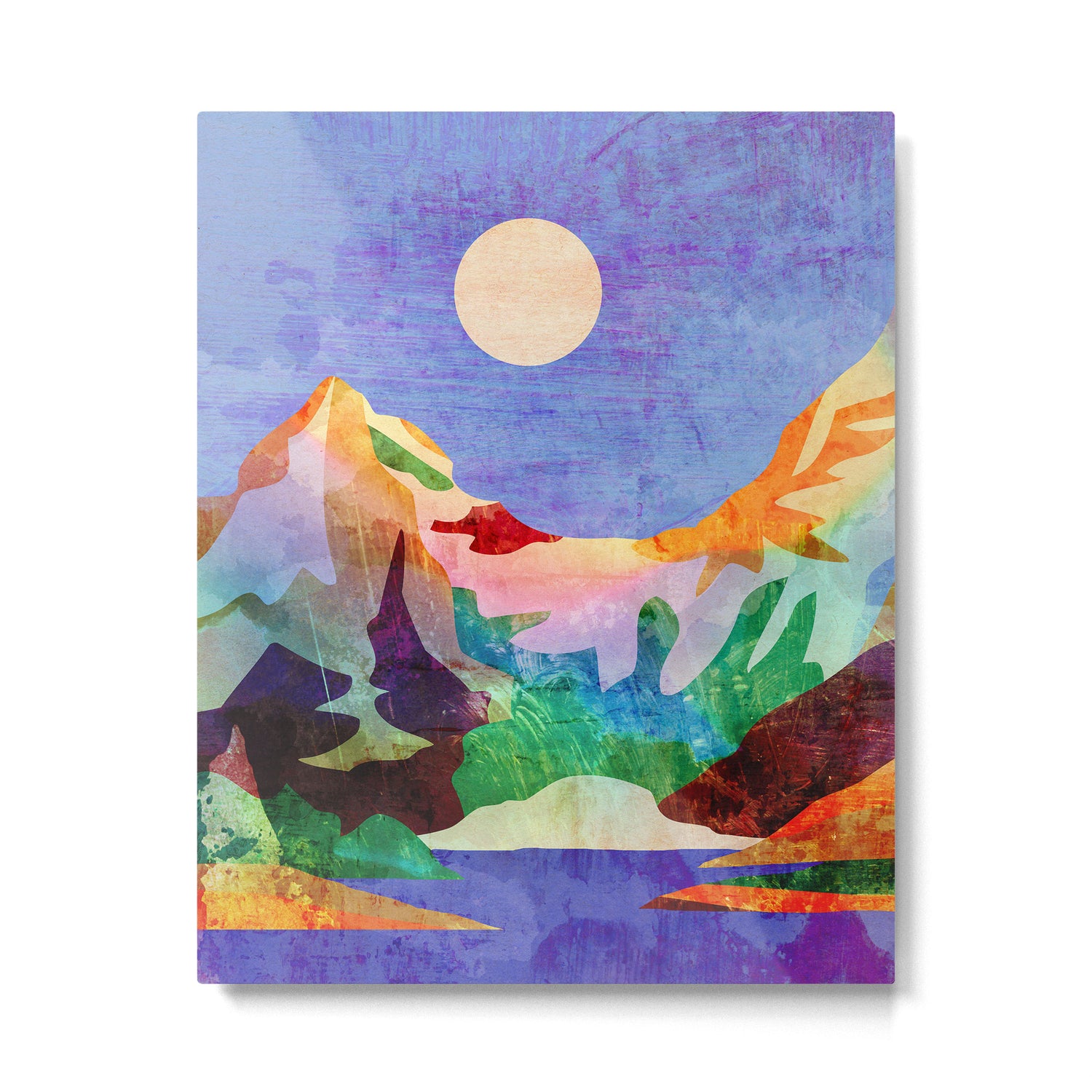 Mountain lake Metal Print Gallery Image 6