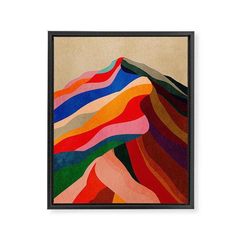 Mountain Ridge Framed Canvas Print Gallery Image 6