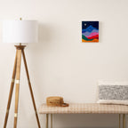 Night sky over mountains Canvas Print Gallery Image 2