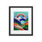 Rainbow in April Framed Art Print Gallery Image 4