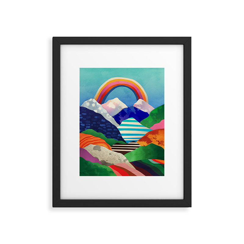 Rainbow in April Framed Art Print Gallery Image 5